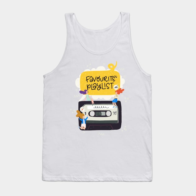 Favourite Playlist Tank Top by TashaNatasha